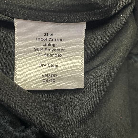 Talbots Dark Navy Lace Straight Fit Knee Skirt Womens Size 4 - Picture 6 of 6